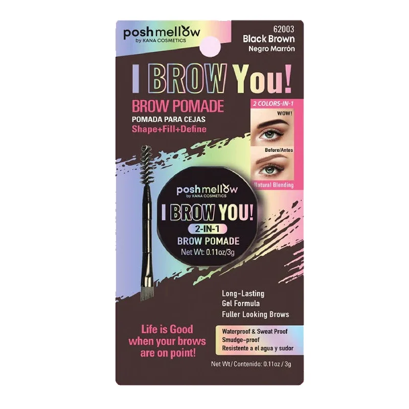 Posh Mellow I Brow You 2 in 1 Brow Pomade Set