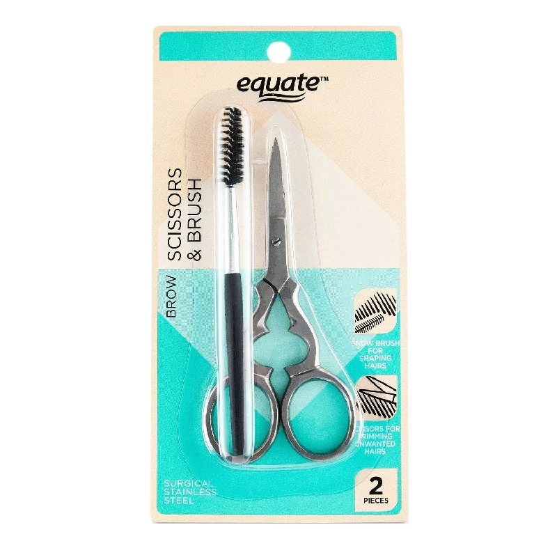 Equate Brow Thinning Scissors and Brush Grooming Set