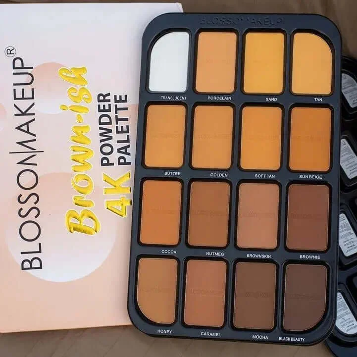 Blossom Makeups Brownish 4K Powder Palette