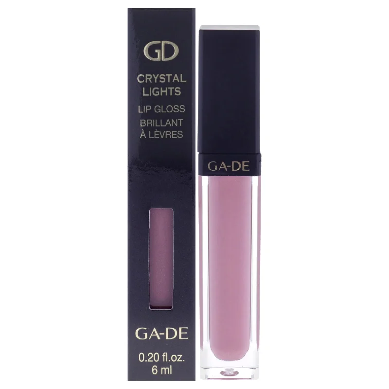 Crystal Lights Lip Gloss - 829 Mauvy Kiss by GA-DE for Women - 0.2 oz Lip Gloss