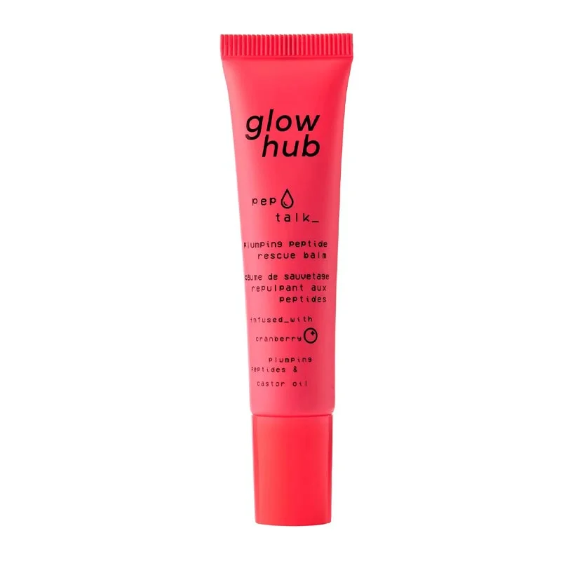 Glow Hub Pep Talk Plumping Peptide Rescue Balm - Cranberry