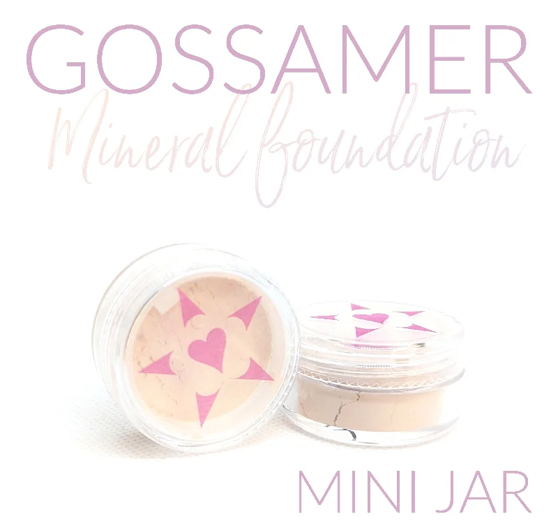 GOSSAMER Variable Coverage Mineral Foundation - MINI SIZE JAR