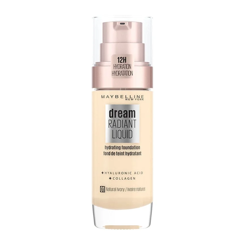 Maybelline Dream Radiant Liquid Hydrating Foundation with Hyaluronic Acid and Collagen