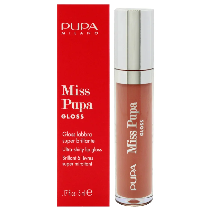 Miss Pupa Gloss Ultra-Shine Lip Gloss - 405 Blush Nude by Pupa Milano for Women - 0.17 oz Lip Gloss