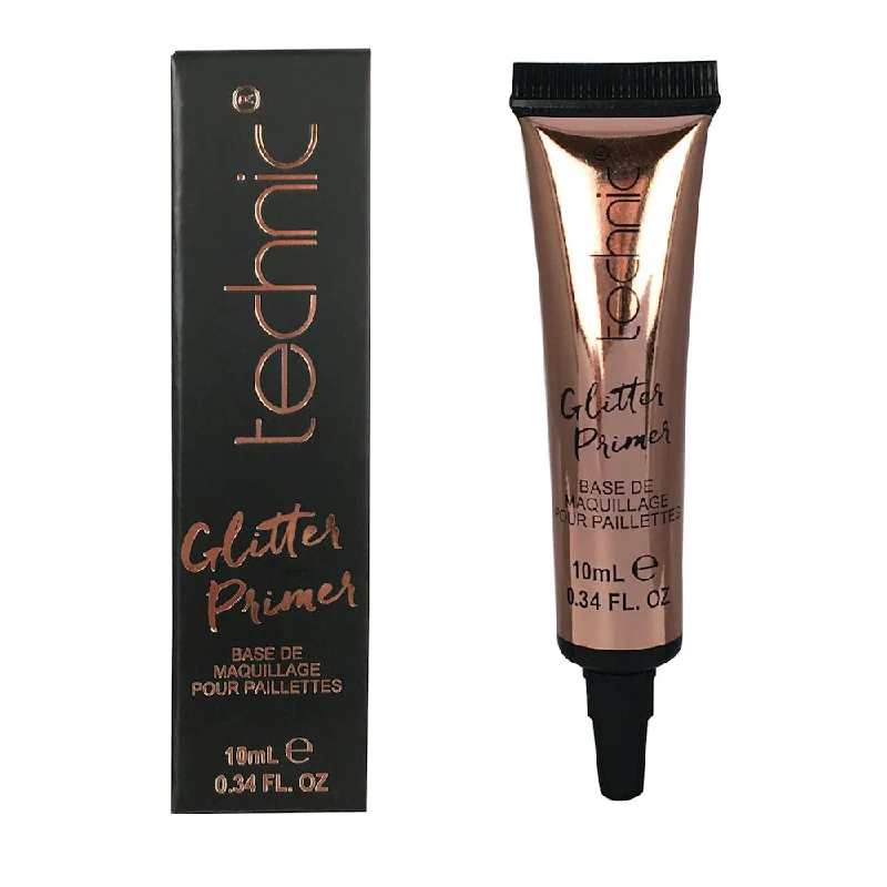 Technic Cosmetics Glitter Primer - Long-Lasting Adhesion Smooth Application Enhances Sparkle