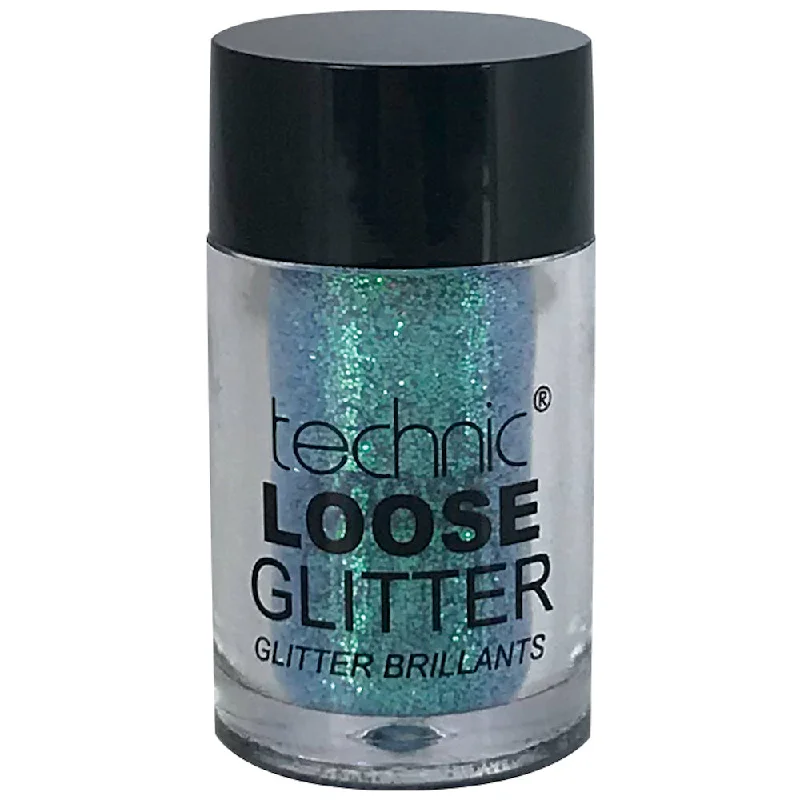 Technic Cosmetics Loose Glitter Cape San Blas Blue - Ultra-Fine Sparkle Long-Lasting Easy Application Versatile Use