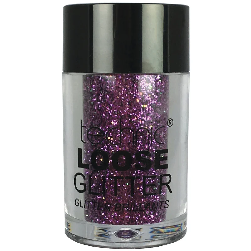 Technic Cosmetics Loose Glitter Code Name Purple - Ultra-Fine Sparkle Long-Lasting Easy Application Versatile Use