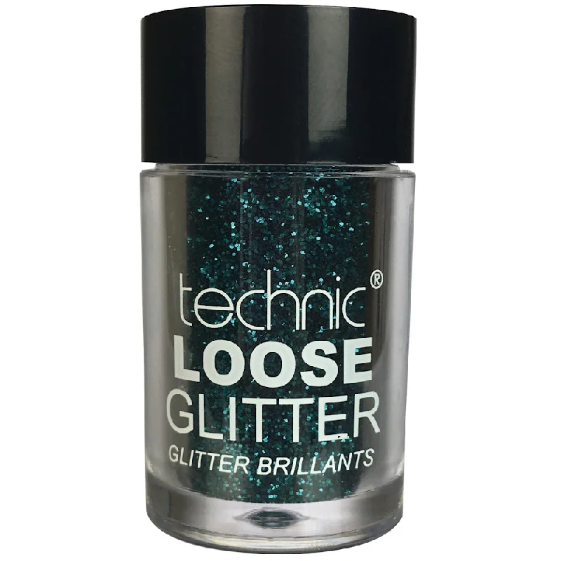 Technic Cosmetics Loose Glitter Sarasota Shore Green - Ultra-Fine Sparkle Long-Lasting Easy Application Versatile Use