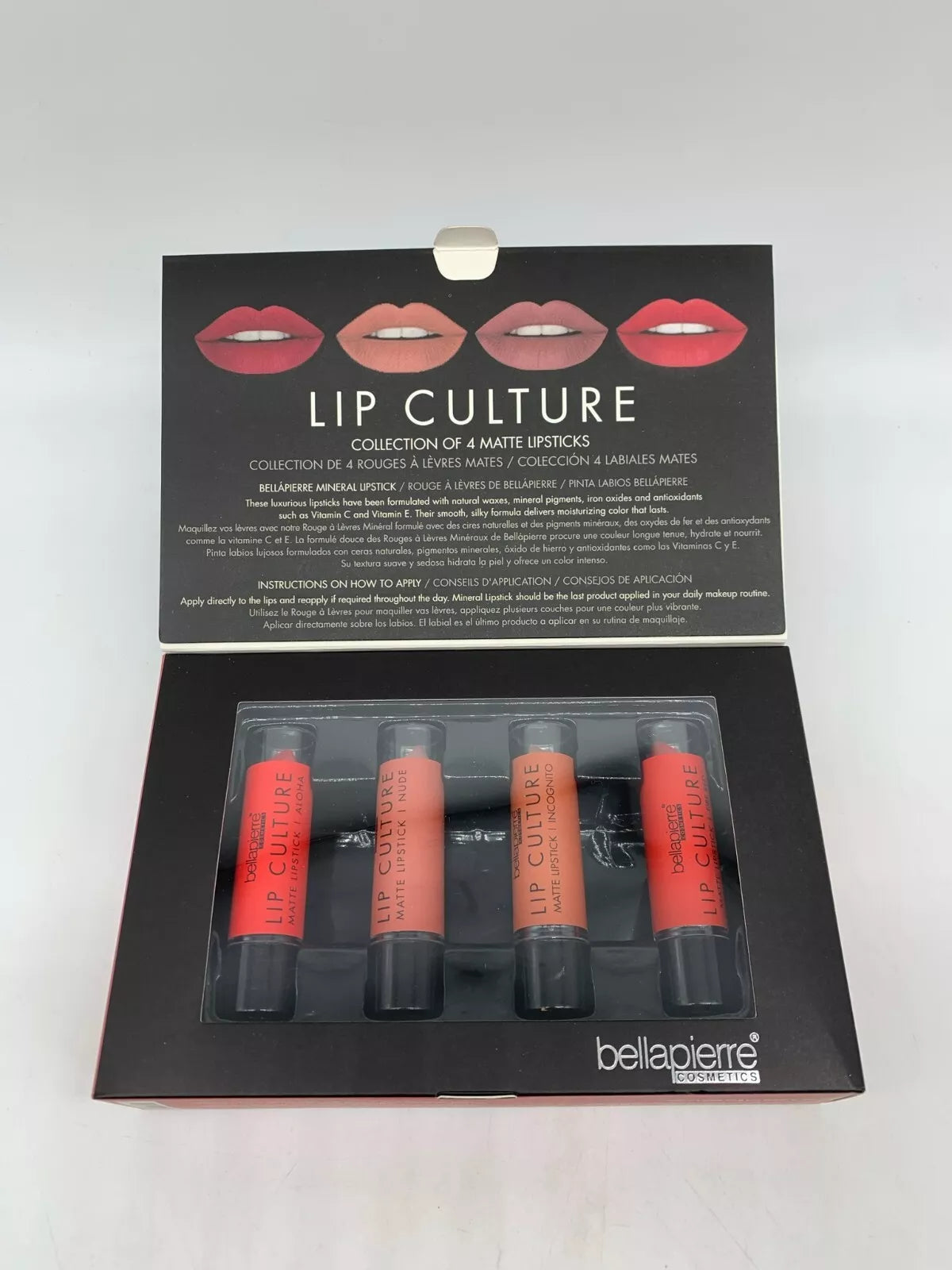 Bellapierre Cosmetics Lip Culture Collection Of 4 Matte Lipsticks