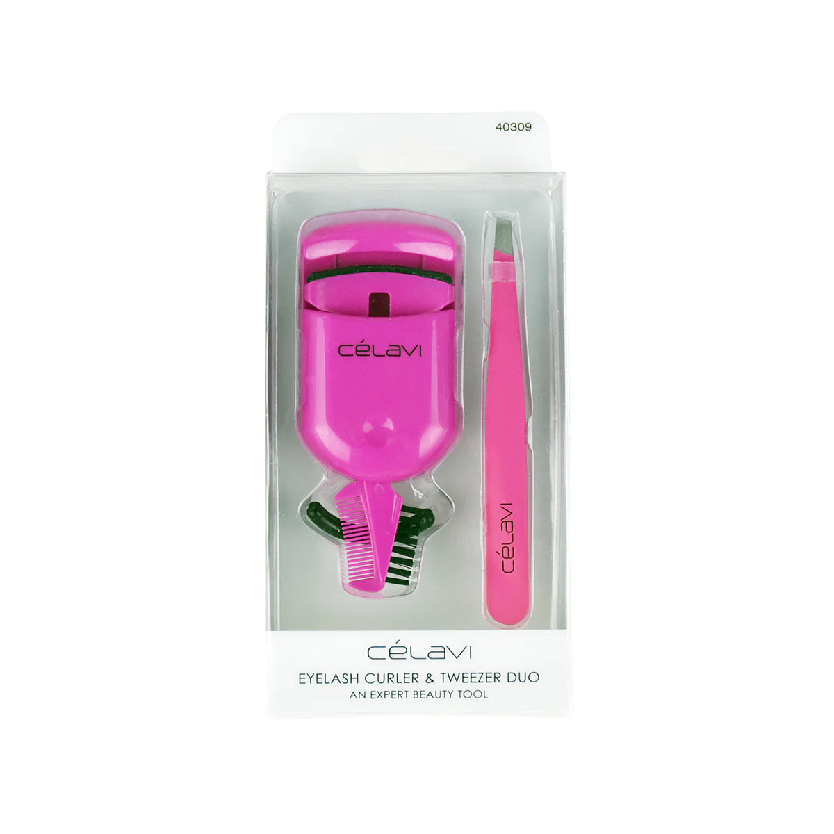 Celavi - Large Eyelash Curler & Tweezer Set