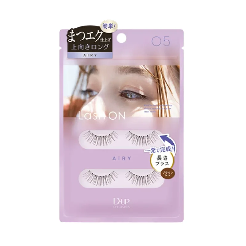 D-UP Lash On False Eyelashes (05 Airy) 2 Pairs 日本D-UP 時尚束感自然假眼睫毛 (05 空气感) 2对