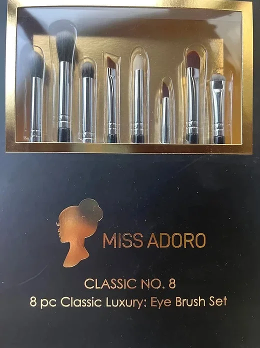 Miss Adoro - 8pc Classic Luxury Eye Brush Set