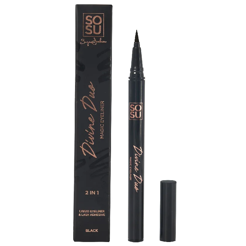 SOSU Divine Duo Magic Eyeliner 2 in 1 Eyeliner & Lash Adhesive (0.6g)