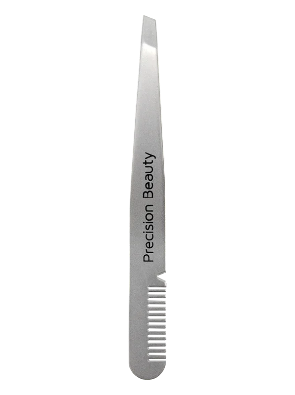 SLANTED TWEEZER & EYEBROW COMB