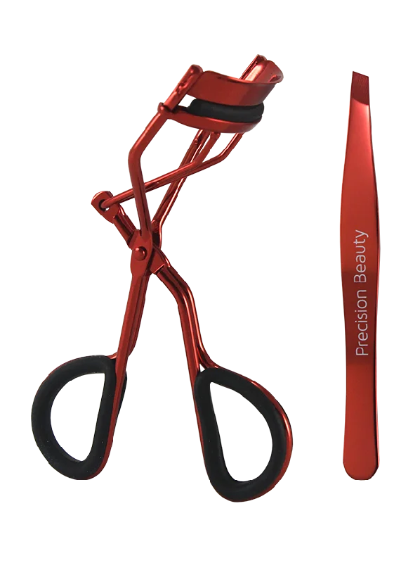 EYELASH CURLER AND TWEEZER SET